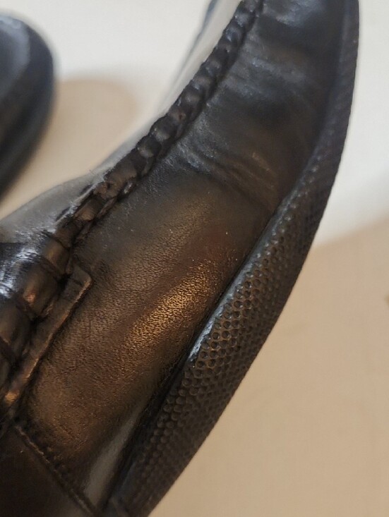 Peter Millar Men\'s Black Leather Bit Loafers Size 9.5 M main image 4
